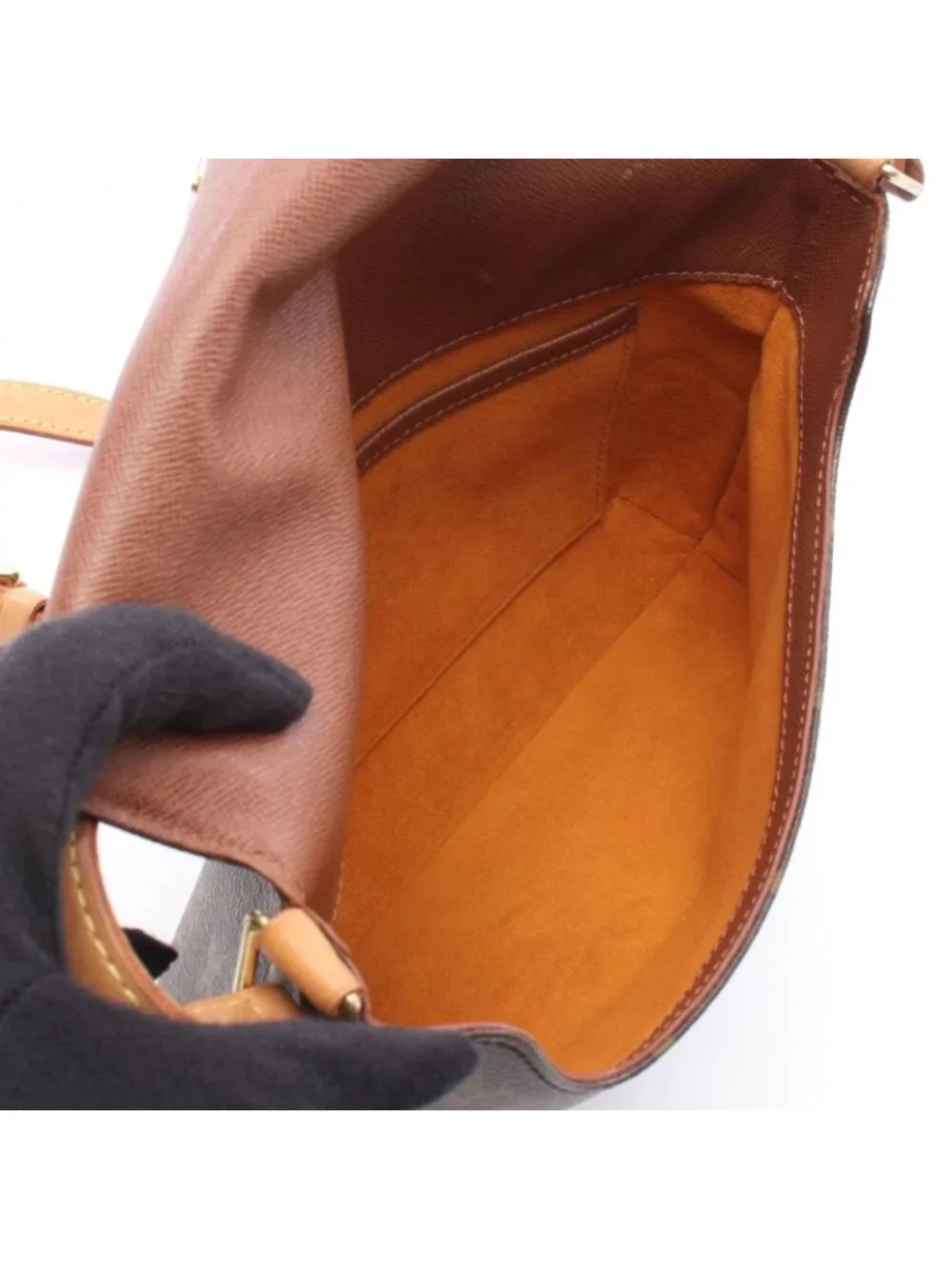 Louis Vuitton Shoulder Bag Musette Tango Long Strap Monogram Canvas Leather